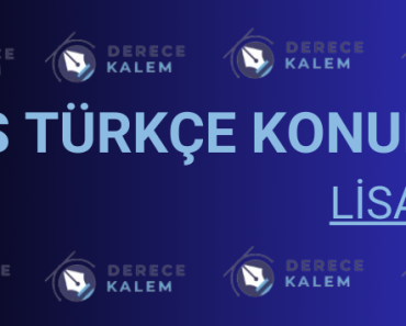 2025 Lisans KPSS Türkçe Konuları ve Soru Dağılımı