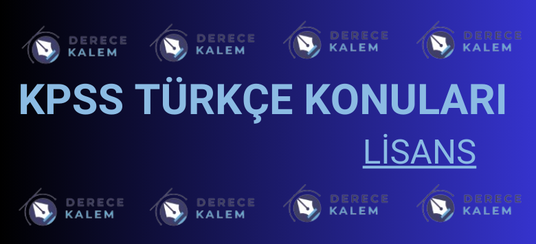 KPSS türkçe konuları