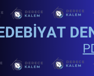2025 AYT Edebiyat Deneme PDF