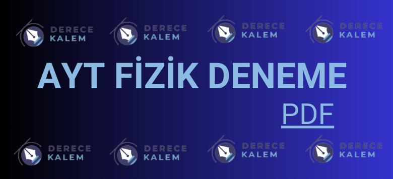 ayt fizik deneme pdf