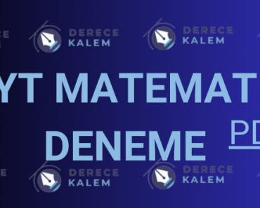 2025 AYT Matematik Deneme PDF