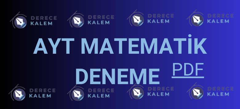 ayt matematik deneme pdf