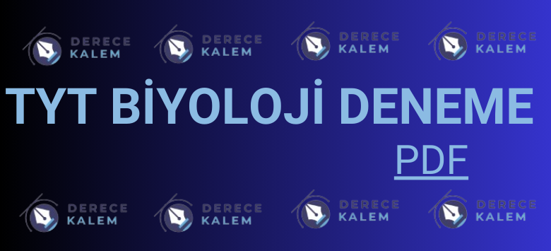 tyt biyoloji deneme pdf