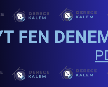 2025 TYT Fen Deneme PDF