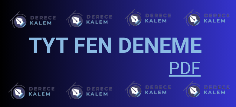 tyt fen deneme pdf