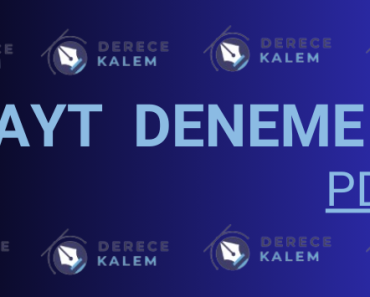 2025 AYT Deneme PDF