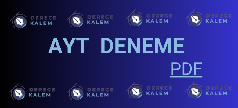 ayt deneme pdf