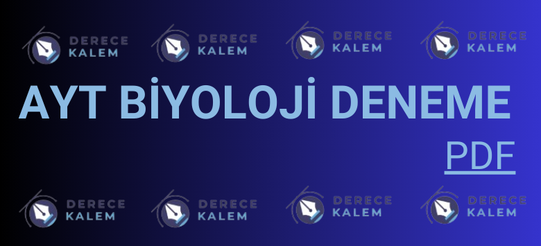 ayt biyoloji deneme pdf