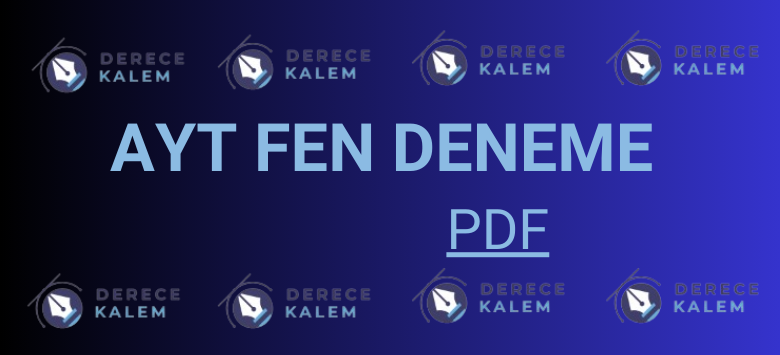 ayt fen deneme pdf