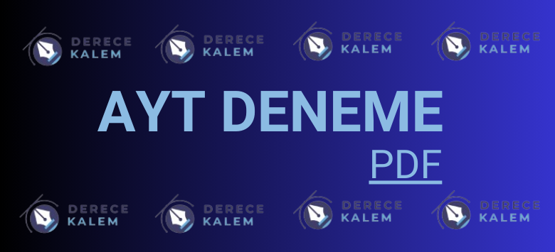 ayt deneme pdf