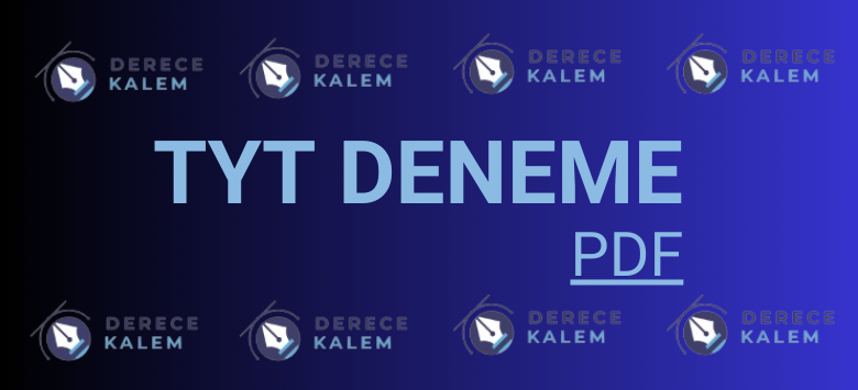 tyt deneme pdf