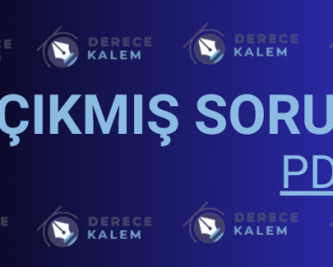 LGS Çıkmış Sorular PDF