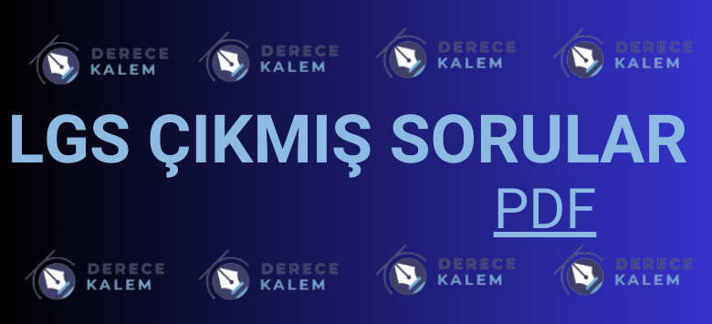 LGS çıkmış sorular pdf