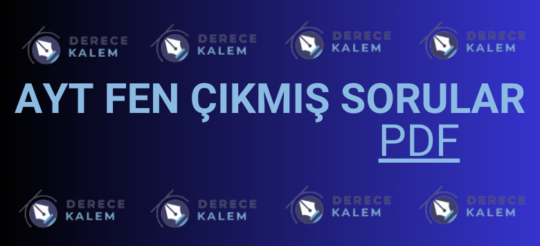 ayt fen çıkmış sorular pdf