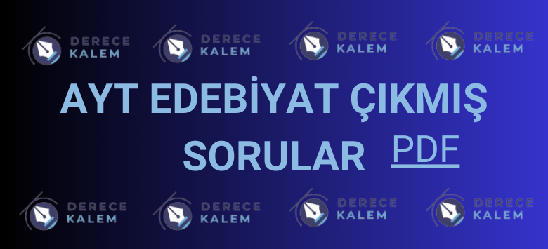 ayt edebiyat çıkmış sorular pdf