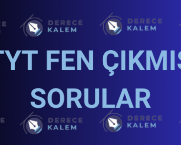 TYT Fen Çıkmış Sorular PDF
