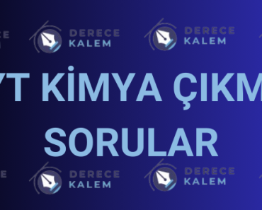 TYT Kimya Çıkmış Sorular PDF