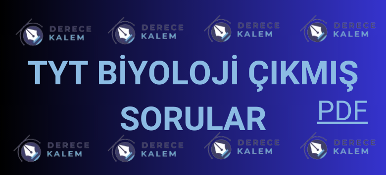 tyt biyoloji çıkmış sorular pdf