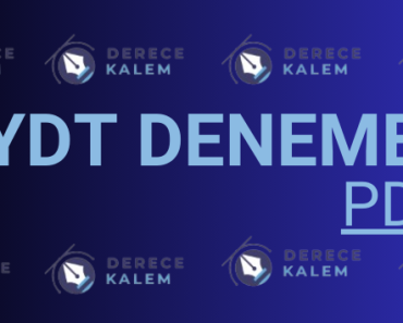 YDT Deneme PDF