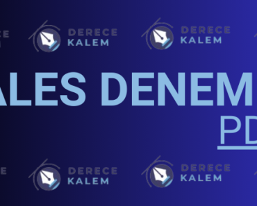 ALES Deneme PDF