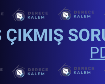 ALES Çıkmış Sorular ve Cevapları PDF